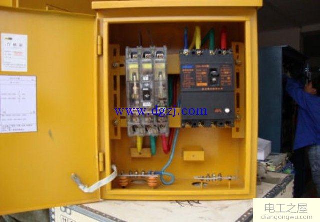 二级配电箱漏电保护器规范_工地二级配电箱电路图