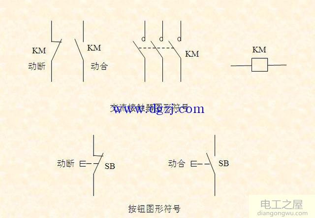 开关符号图片大全_电气开关符号大全