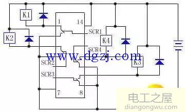 继电器控制电路解析和继电器原理图