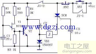 继电器控制电路解析和继电器原理图