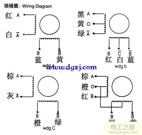 步进电机接线图_步进电机接线方法大全