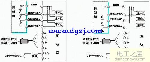 步进电机接线图_步进电机接线方法大全