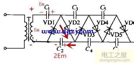 倍压整流电路原理及应用电路图