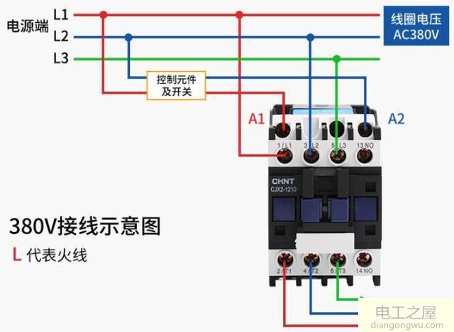 接触器a1和a2表示什么?怎么接线