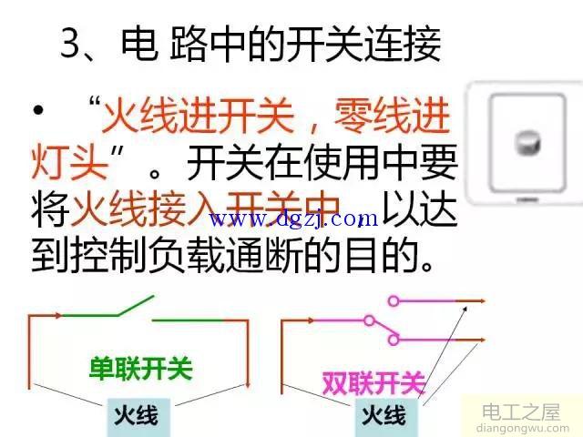 照明电路的基本连接方式