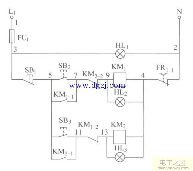 控制柜电路排列和标注规律