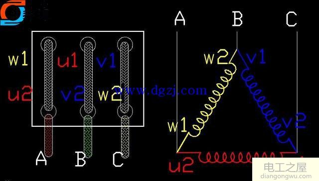 三相电动机星形接法