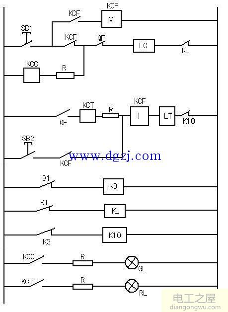 断路器控制回路原理图_断路器二次控制回路原理图
