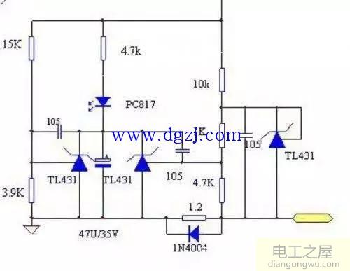 TL431恒流方式电路图_led恒流电源电路图