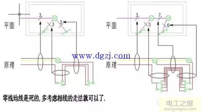 电气照明线路导线根数如何判断