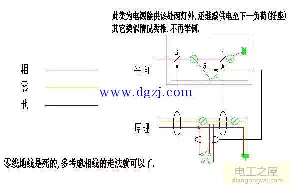 电气照明线路导线根数如何判断