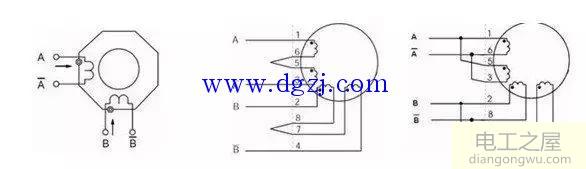 8线步进电机接线方法_8线步进电机串联接线图