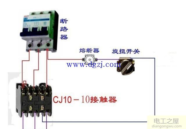 电工培训断路器接触器接线图大全