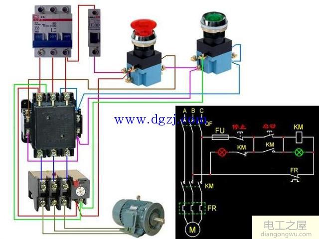 电动机控制接线电路图大全