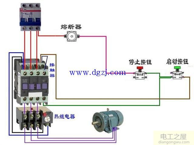 电动机控制接线电路图大全