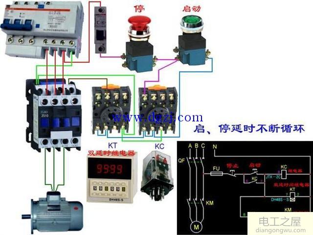 电动机控制接线电路图大全
