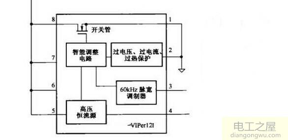 电磁炉变压器降压的低压电源原理图