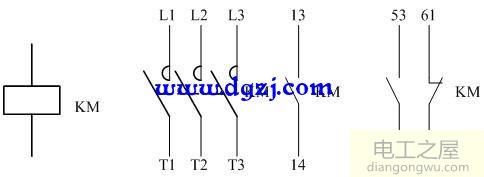 交流接触器实物图_交流接触器电气符号及原理