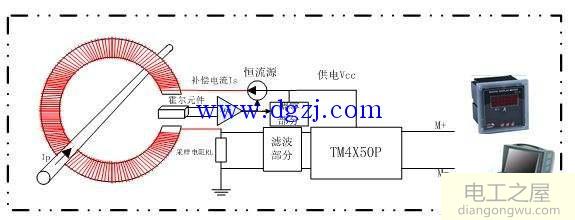 电流变送器接线原理图解