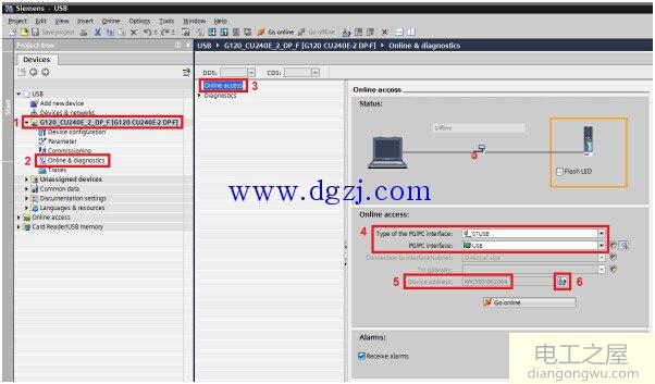 StartDrive通过USB接口与G120连接步骤图解