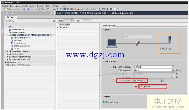 StartDrive通过USB接口与G120连接步骤图解