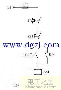 接触器常开触点与启动按钮并联原理图解