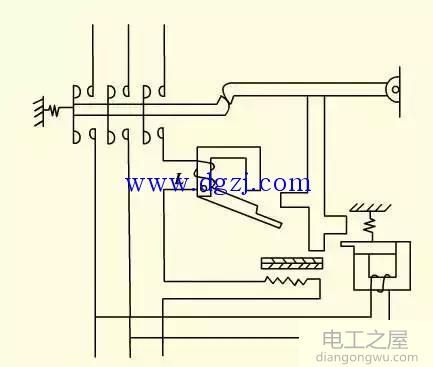 低压断路器的结构及断路器的电气图形符号和文字符号