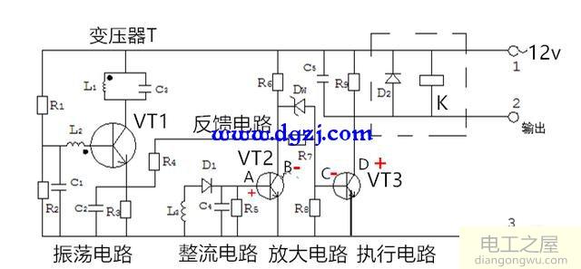 变压器反馈式振荡电路图及应用