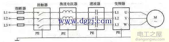 变频器的主电路接线图_变频器控制线接线图