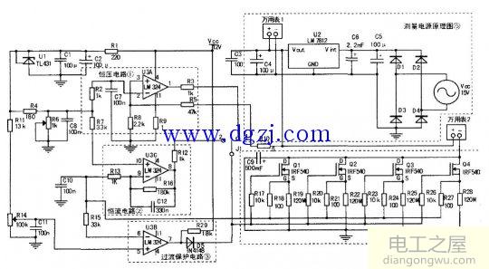 大功率电子负载电路图