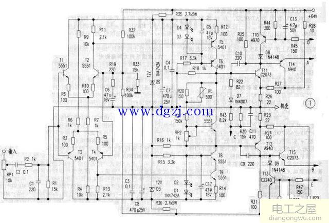 定压功放电路原理图