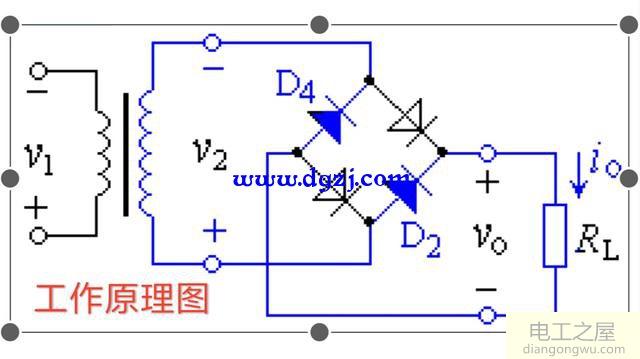单相桥式整流电路图及原理分析