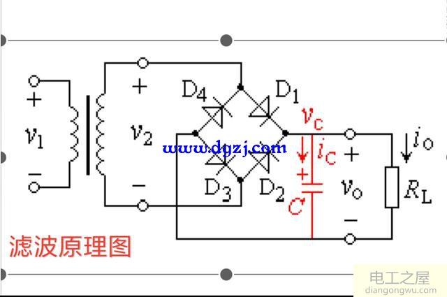 电容滤波电路原理及电容滤波的计算