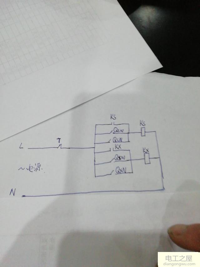 笼外操作盒启动上升下降正常,笼内主令开关只能下不能上是什么问