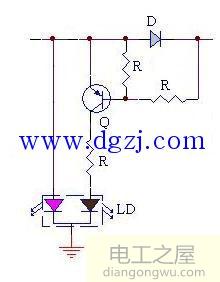 简易充电指示灯<a href=http://www.diangongwu.com/zhishi/dianlutu/ target=_blank class=infotextkey>电路图</a>