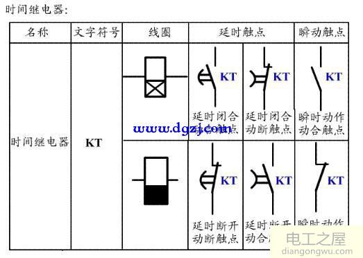 继电器符号_中间继电器符号_继电器符号表示