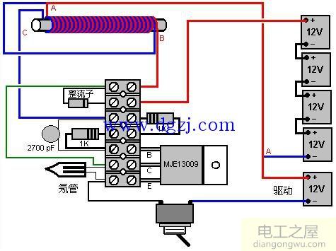 电池充电简单电路图分析