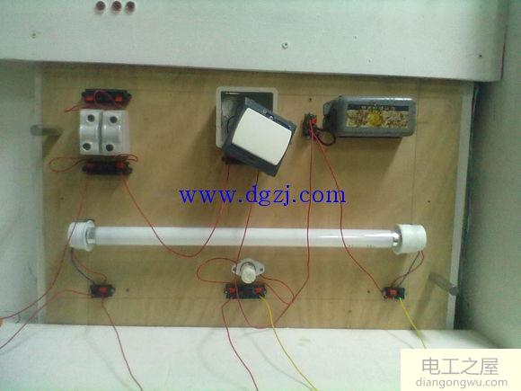 电工实训接线电路图