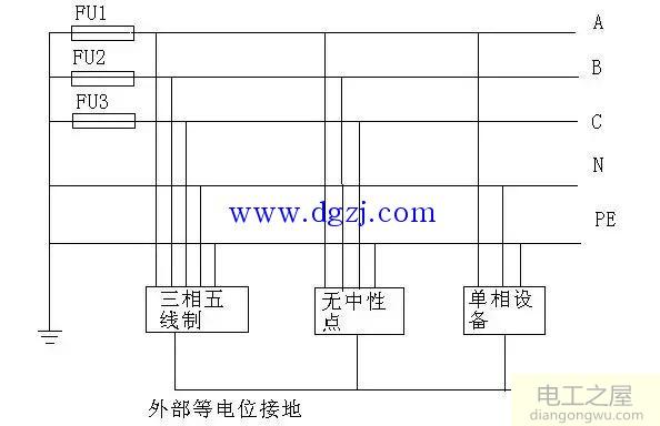 三相四线星形接法_三相四线制接线图