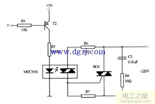 双向可控硅触发电路图