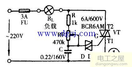 220v双向可控硅<a href=http://www.diangongwu.com/zhishi/dianlutu/ target=_blank class=infotextkey>电路图</a>