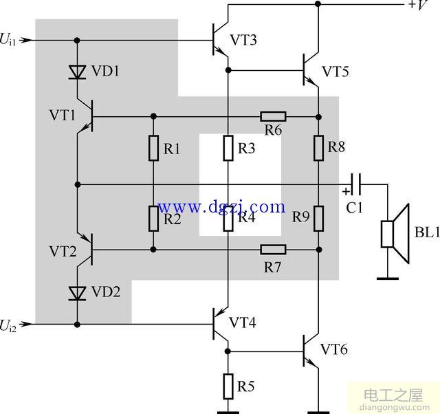 功率放大器过载保护电路中取样电阻电路