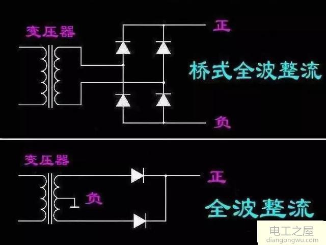 双14V变压器变直流电的原理