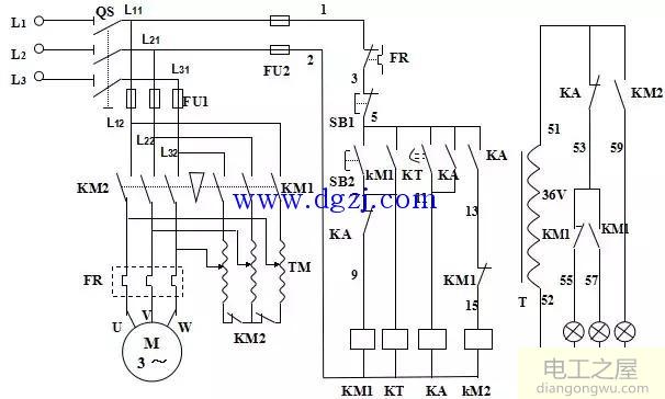 电动机二次原理接线图