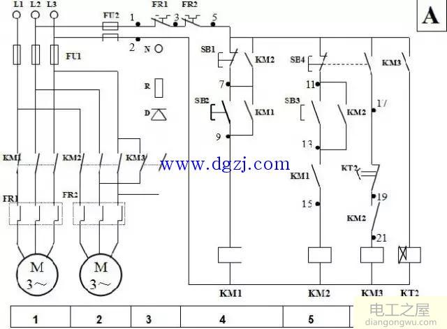 电动机二次原理接线图