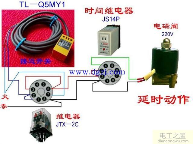 电动机延时启动停止电路图大全