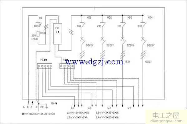 家庭配电箱接线图解入门_家用配电箱接线图解