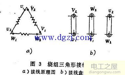 三相异步电动机两种接线方法图解