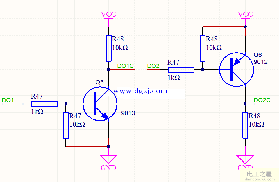 三级管经典<a href=http://www.diangongwu.com/zhishi/dianlutu/ target=_blank class=infotextkey>电路图</a>解析