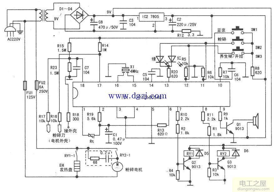 糊来王米糊机指示灯不亮故障维修方法